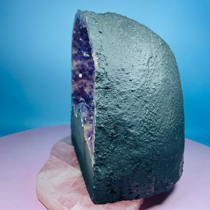 Amethyst Cluster Geode Small Cave (Video)