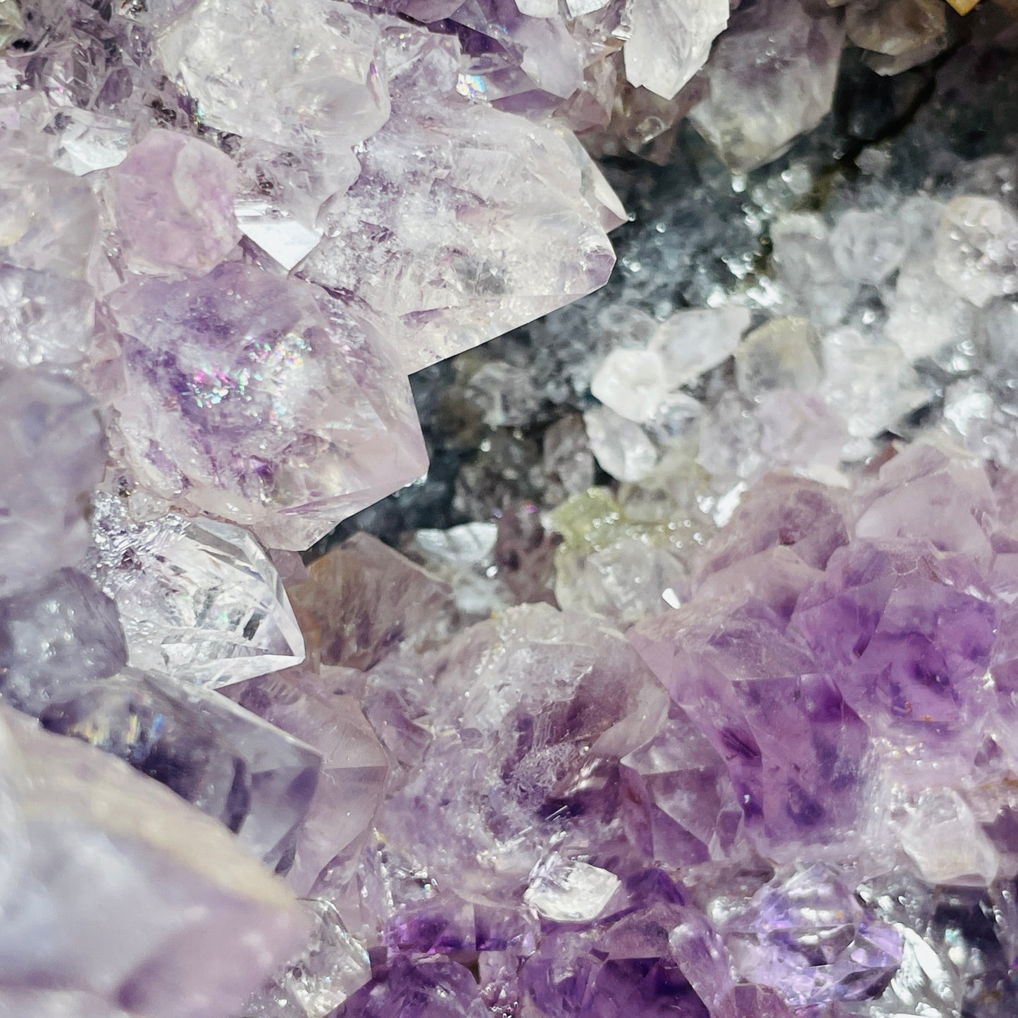 Amethyst Cluster Fully-Polished Geode Medium Cave (Video)