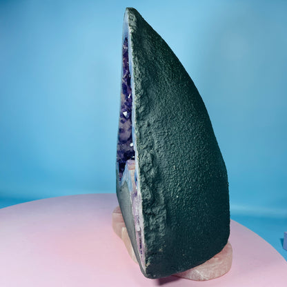 Amethyst Cluster Geode Medium Cave (Video)