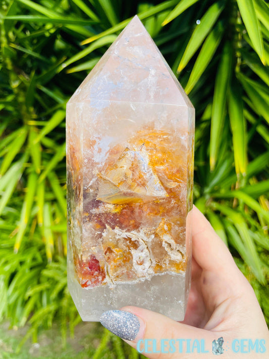 Golden Healer Quartz Large Chunky Tower (with Air Pocket!)