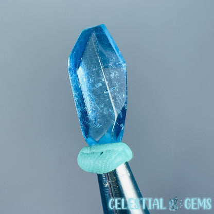 Aquamarine Beryl Faceted Mini Gemstone in Specimen Pottle