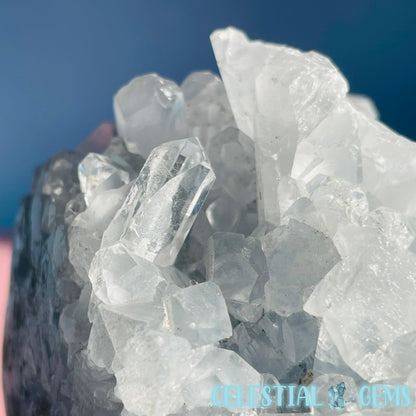 Celestite Cluster Egg - Medium