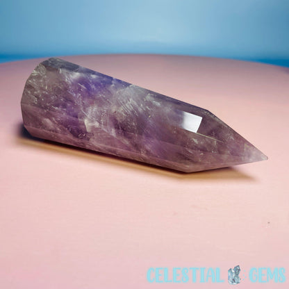 Amethyst Vogel Cut 12-Sided Double Terminated Wand