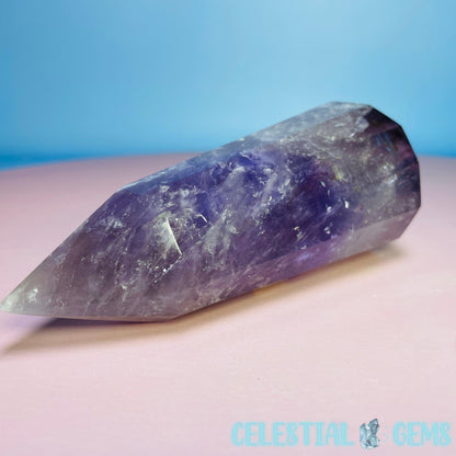 Amethyst Vogel Cut 12-Sided Double Terminated Wand