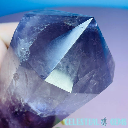 Amethyst Vogel Cut 12-Sided Double Terminated Wand