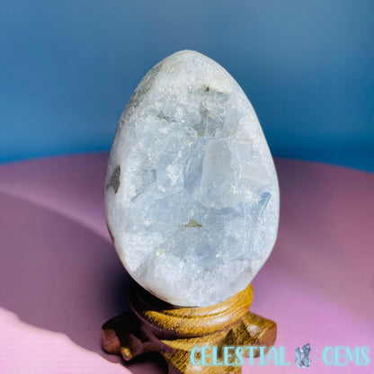 Celestite Cluster Egg - Small