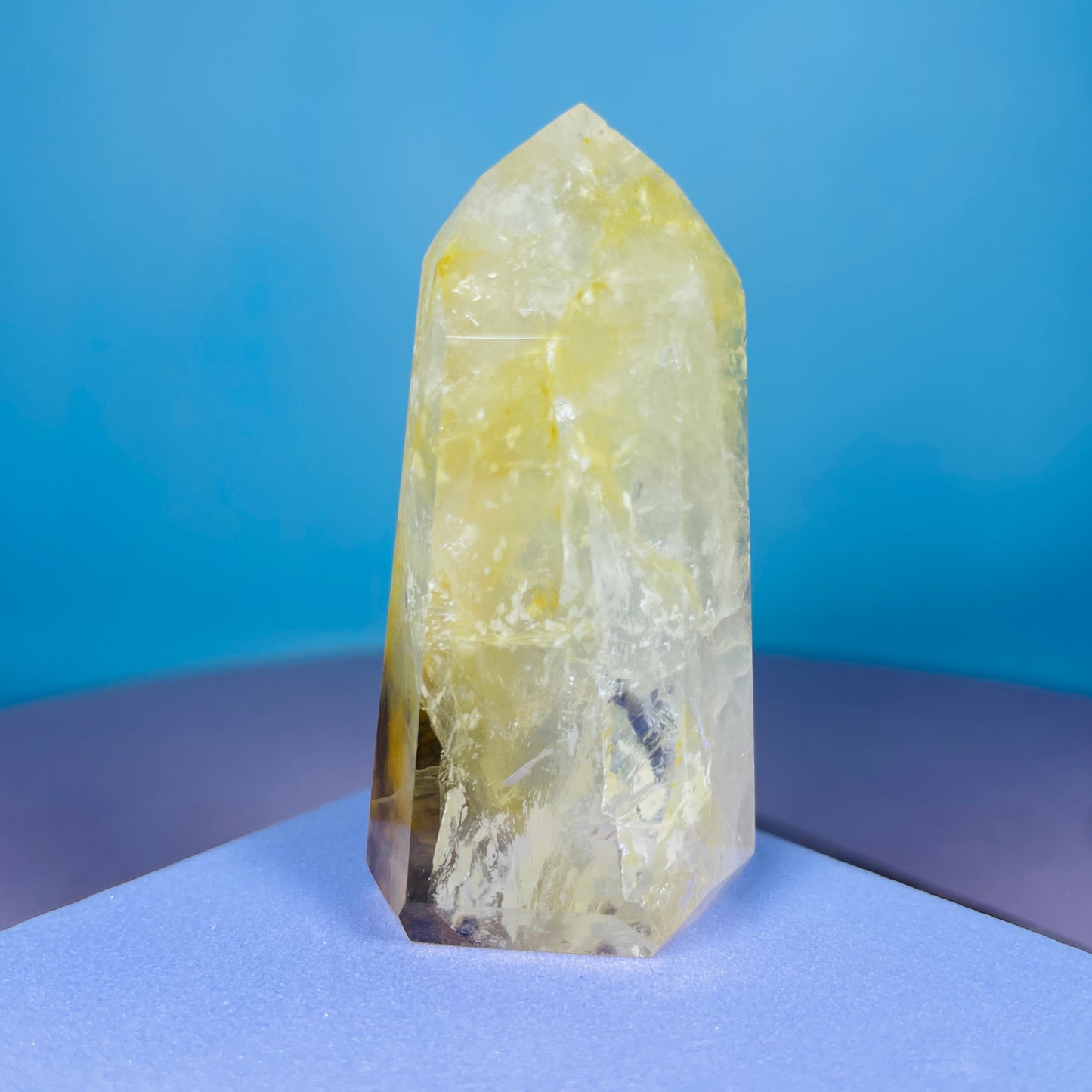 Golden Healer Quartz Small Tower (with Dendrites)