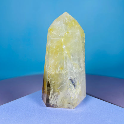 Golden Healer Quartz Small Tower (with Dendrites)