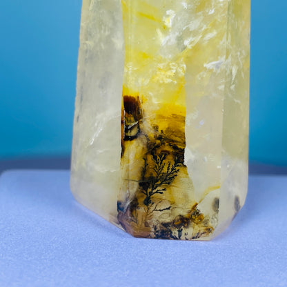 Golden Healer Quartz Small Tower (with Dendrites)
