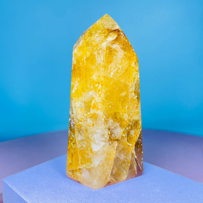 Golden Healer Quartz Medium Tower