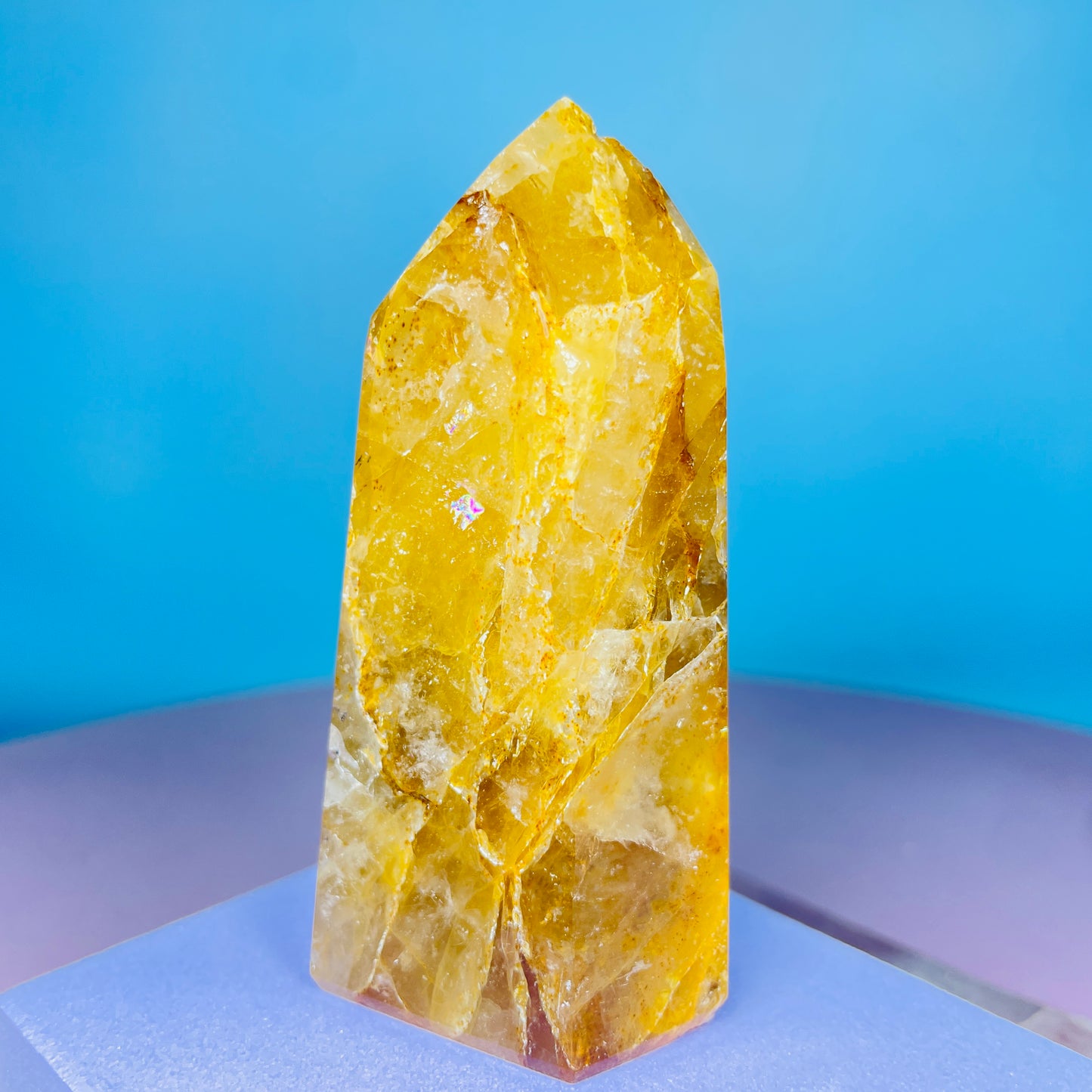 Golden Healer Quartz Medium Tower