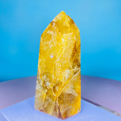 Golden Healer Quartz Medium Tower