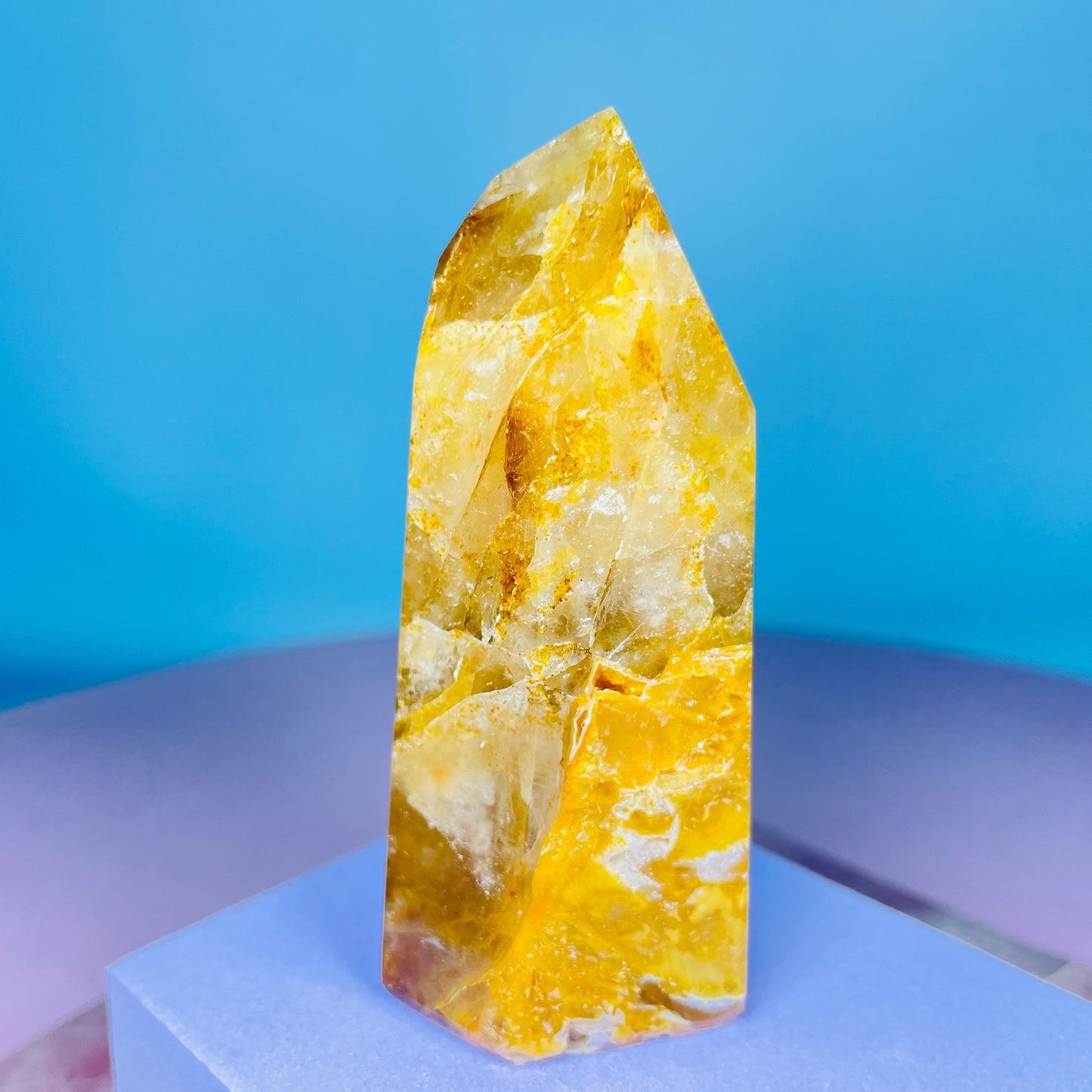 Golden Healer Quartz Medium Tower