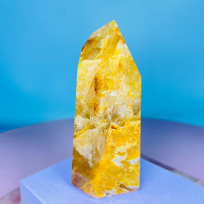 Golden Healer Quartz Medium Tower