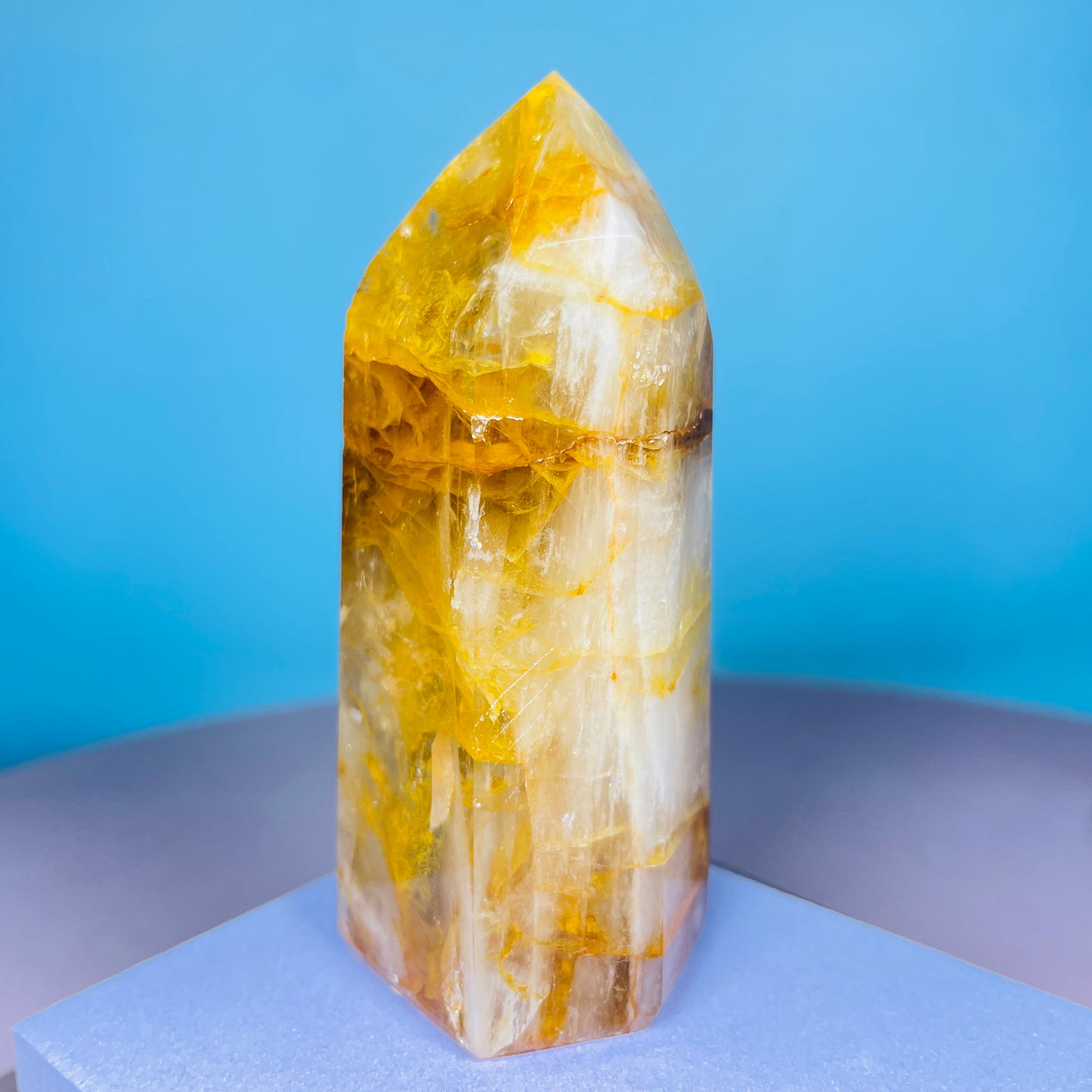 Golden Healer Quartz Medium Tower