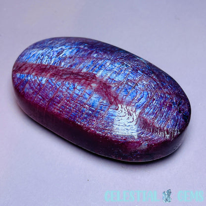 Red 'Blood' Moonstone Palmstone (Video)