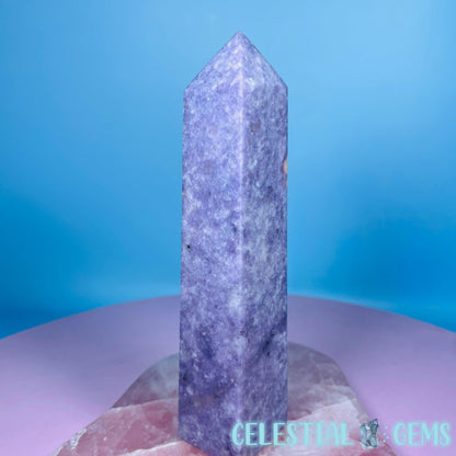 Purple Lepidolite Mica Medium Obelisk Tower