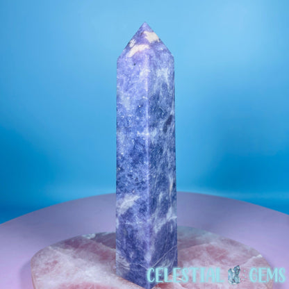 Purple Lepidolite Mica Medium Obelisk Tower