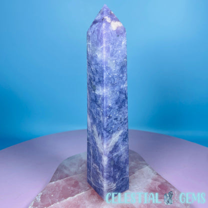 Purple Lepidolite Mica Medium Obelisk Tower