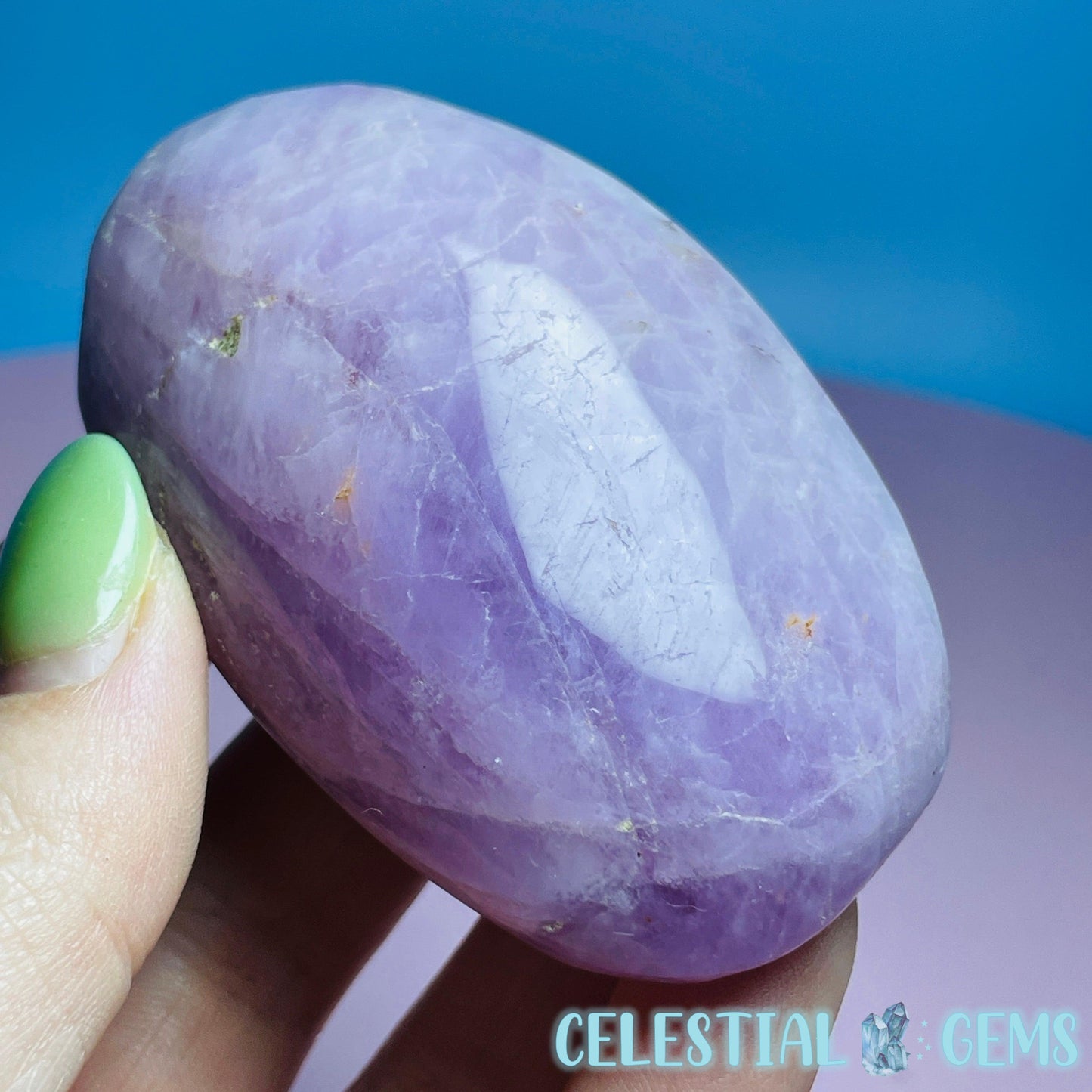 Kunzite Palmstone (Video)