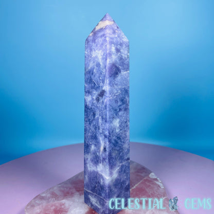 Purple Lepidolite Mica Medium Obelisk Tower