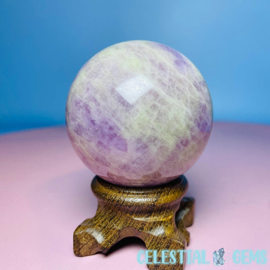 Kunzite Flashy Medium Sphere (Video)