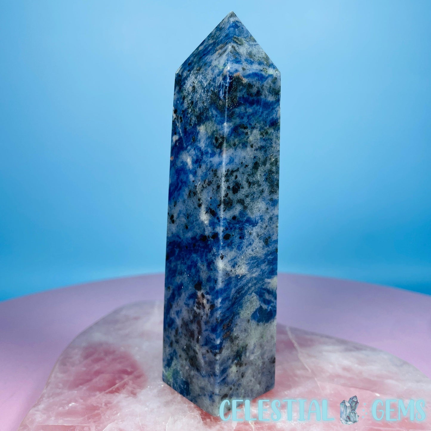 Sodalite Medium Obelisk Tower