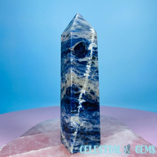 Sodalite Medium Obelisk Tower