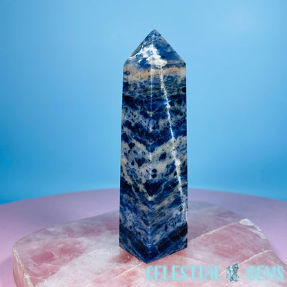 Sodalite Medium Obelisk Tower