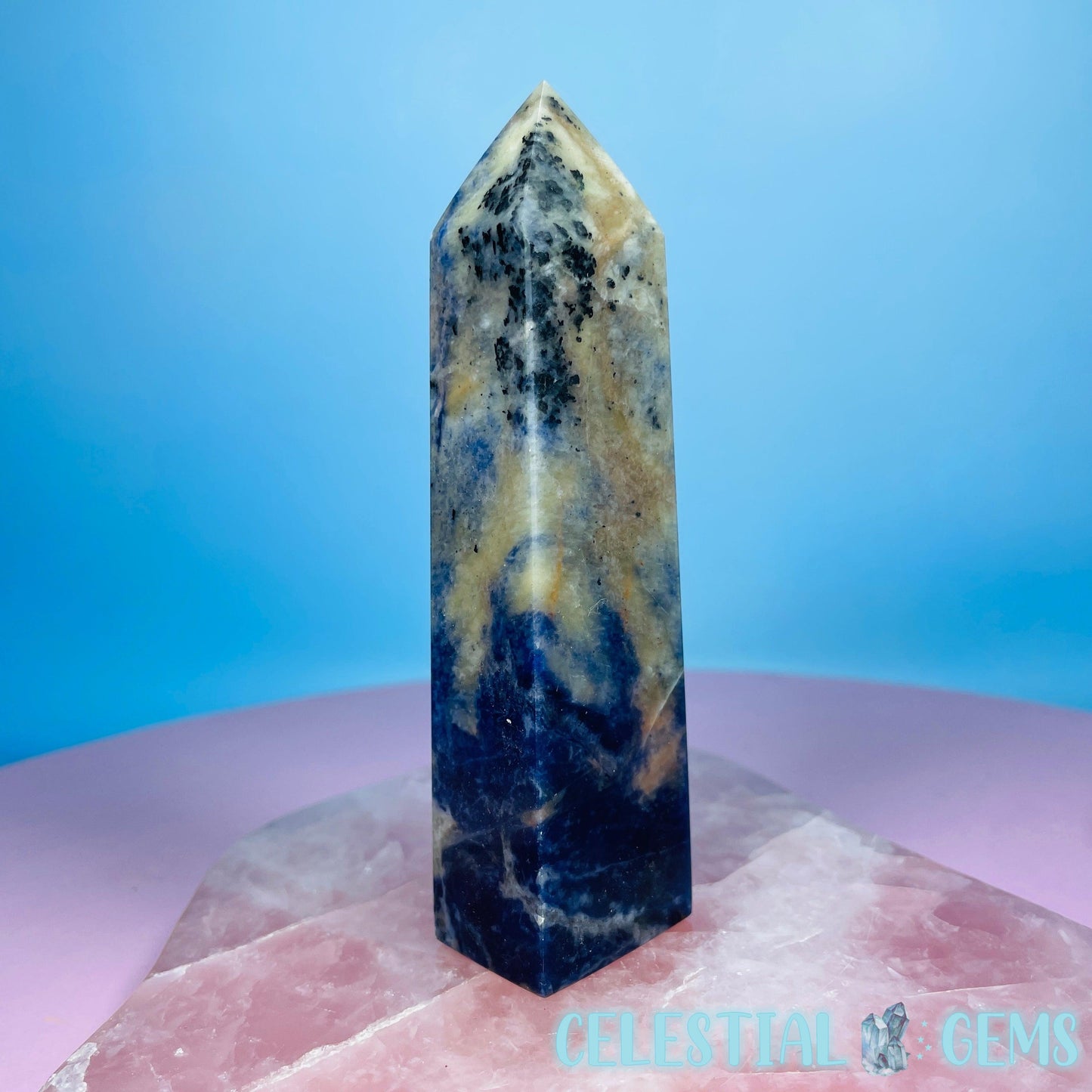 Sodalite Medium Obelisk Tower