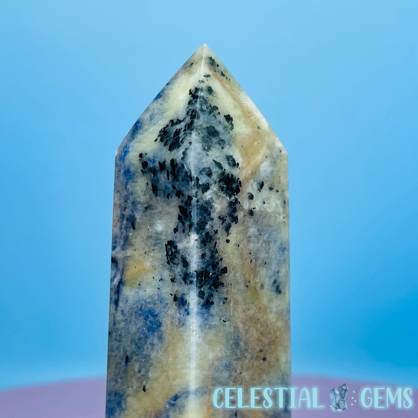 Sodalite Medium Obelisk Tower