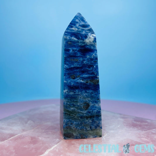 Sodalite Small Obelisk Tower - CHIPPED EDGE