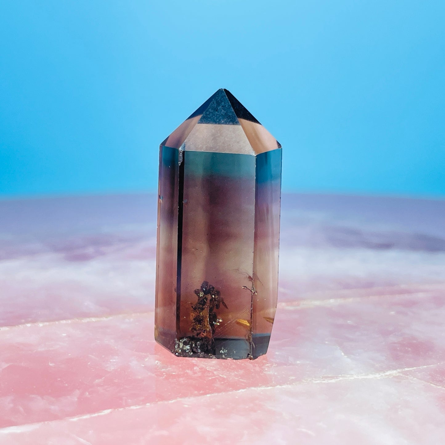 Dark Smoky Quartz Point