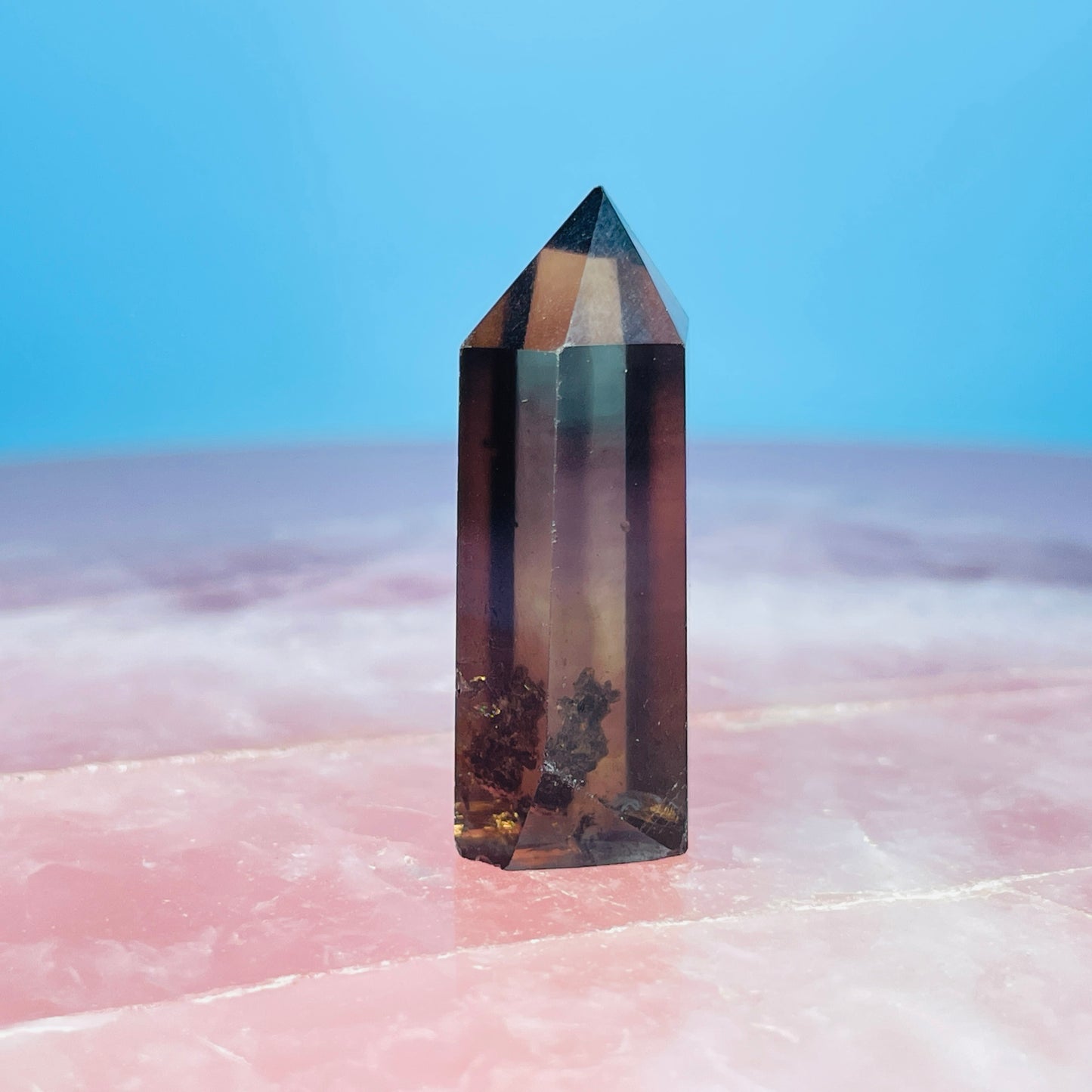 Dark Smoky Quartz Point