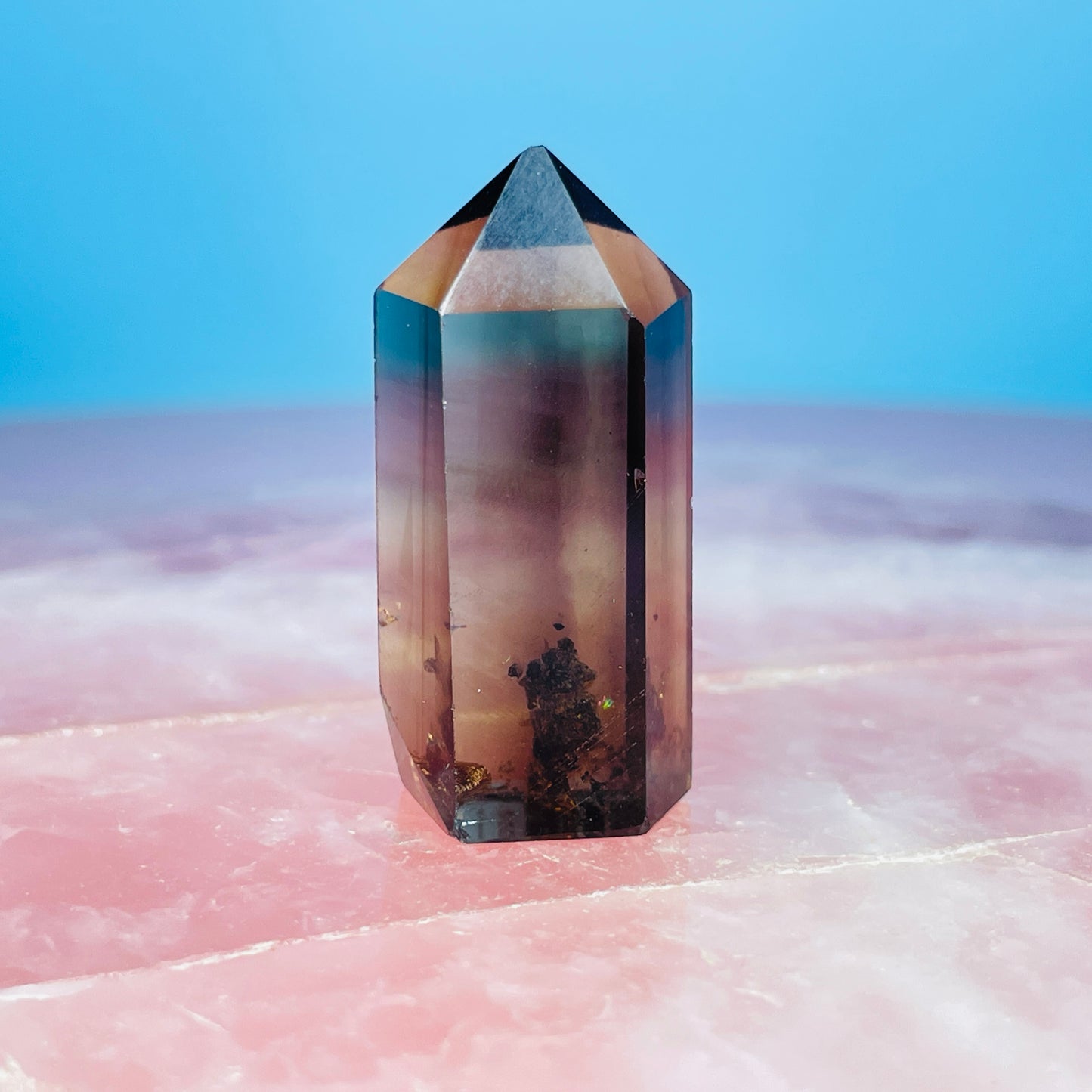Dark Smoky Quartz Point