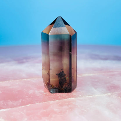 Dark Smoky Quartz Point