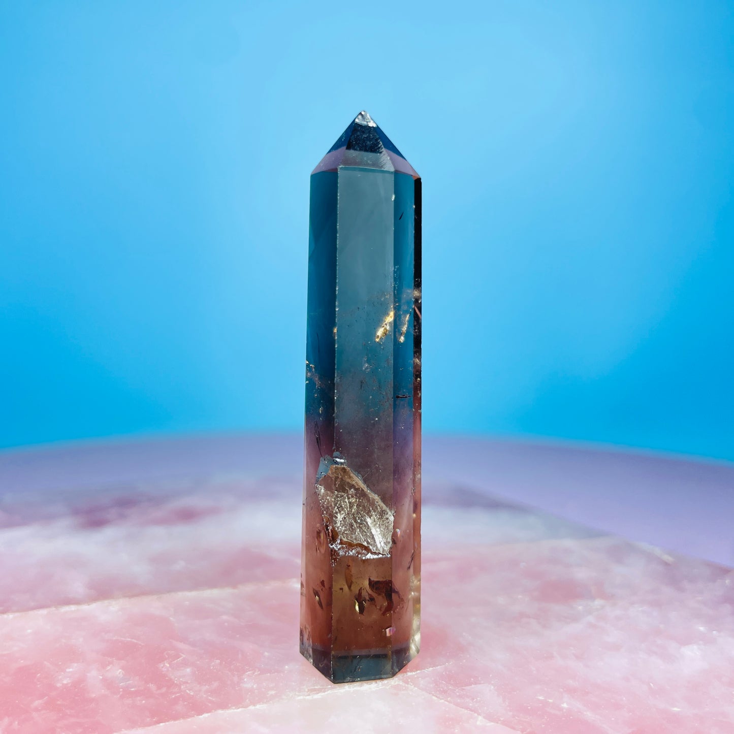 Dark Smoky Quartz Small Tower