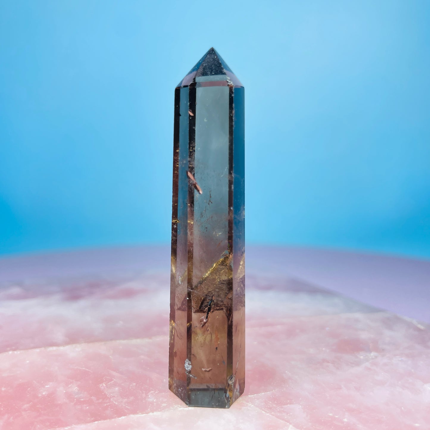 Dark Smoky Quartz Small Tower