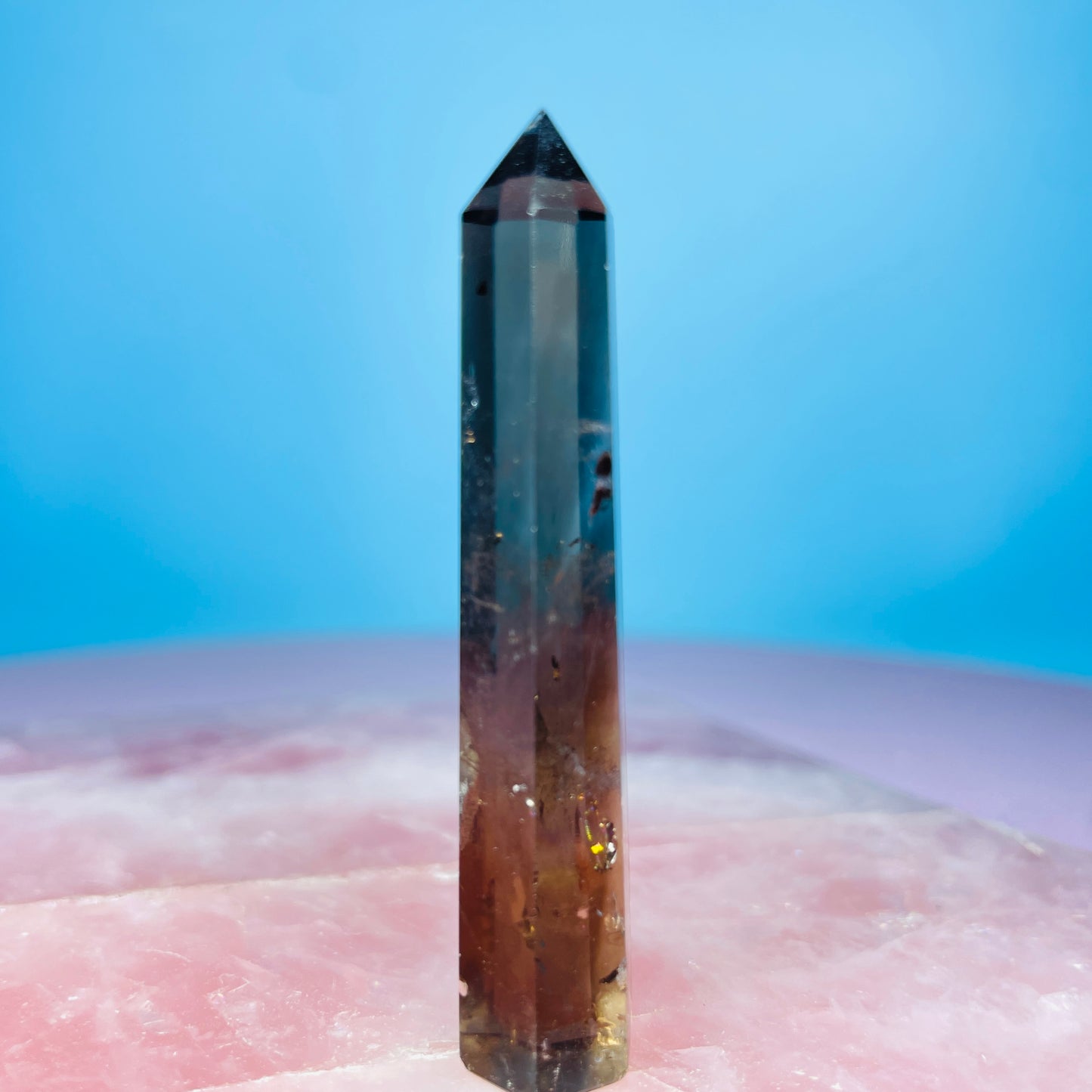 Dark Smoky Quartz Small Tower