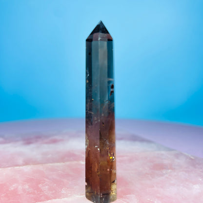 Dark Smoky Quartz Small Tower