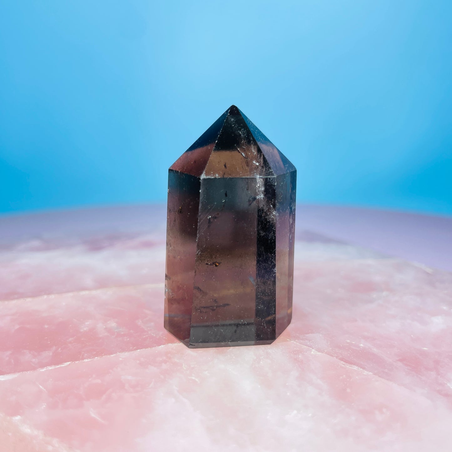 Dark Smoky Quartz Small Tower
