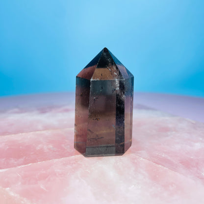 Dark Smoky Quartz Small Tower