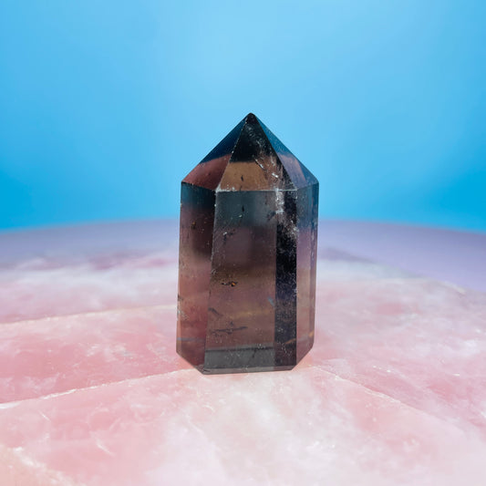 Dark Smoky Quartz Small Tower