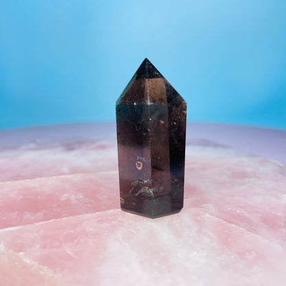 Dark Smoky Quartz Small Tower
