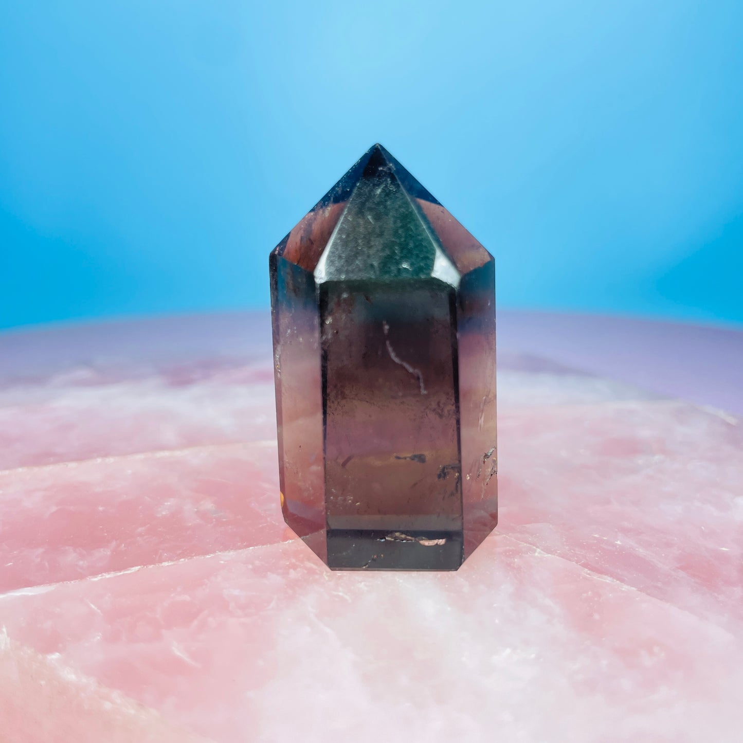 Dark Smoky Quartz Small Tower