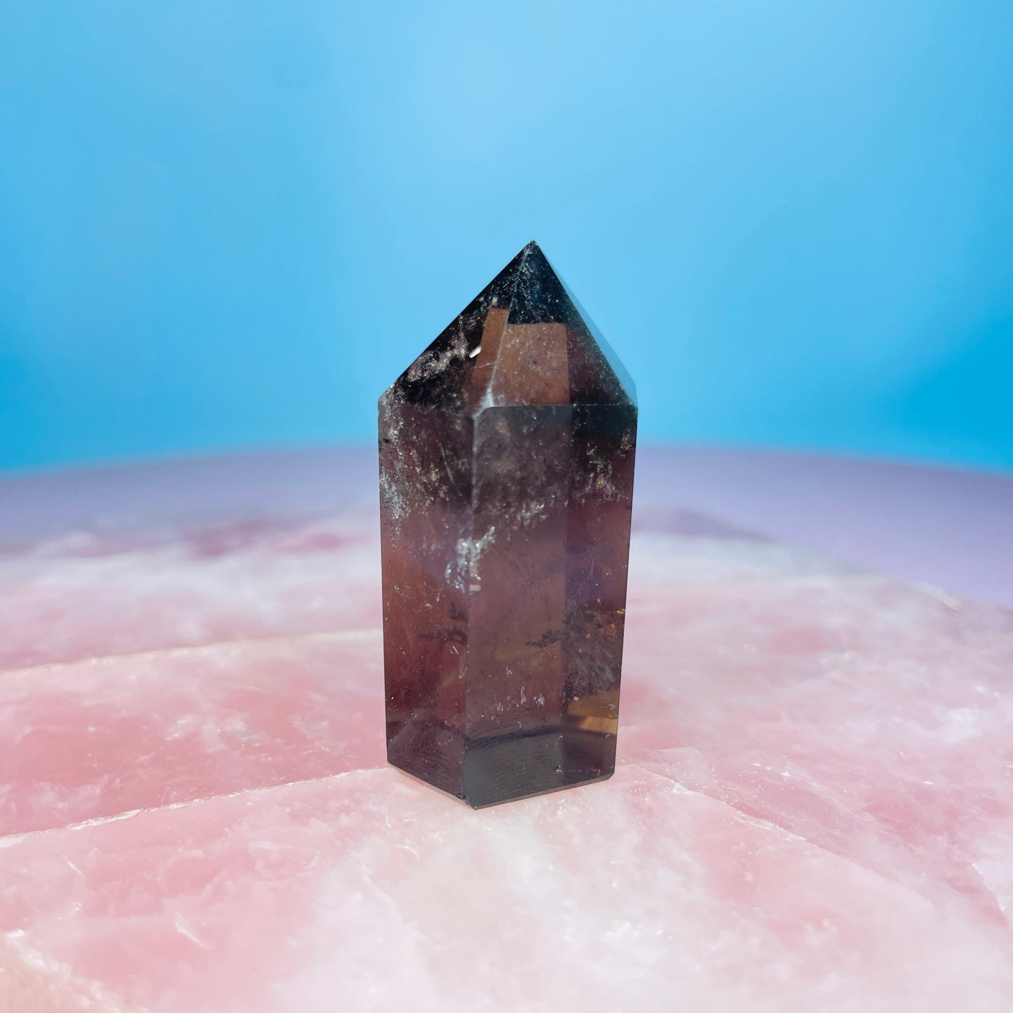 Dark Smoky Quartz Small Tower