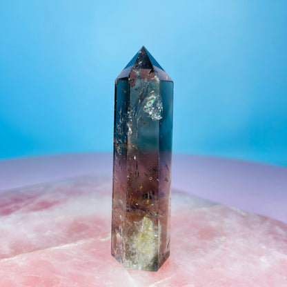 Dark Smoky Quartz Small Tower