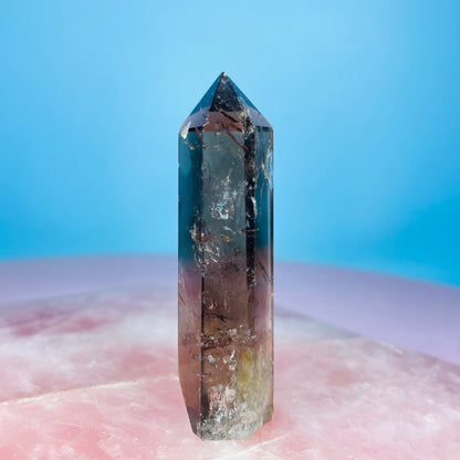Dark Smoky Quartz Small Tower
