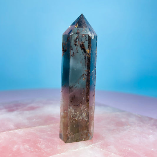Dark Smoky Quartz Small Tower