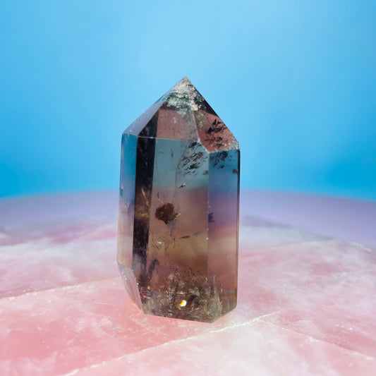 Dark Smoky Quartz Small Tower